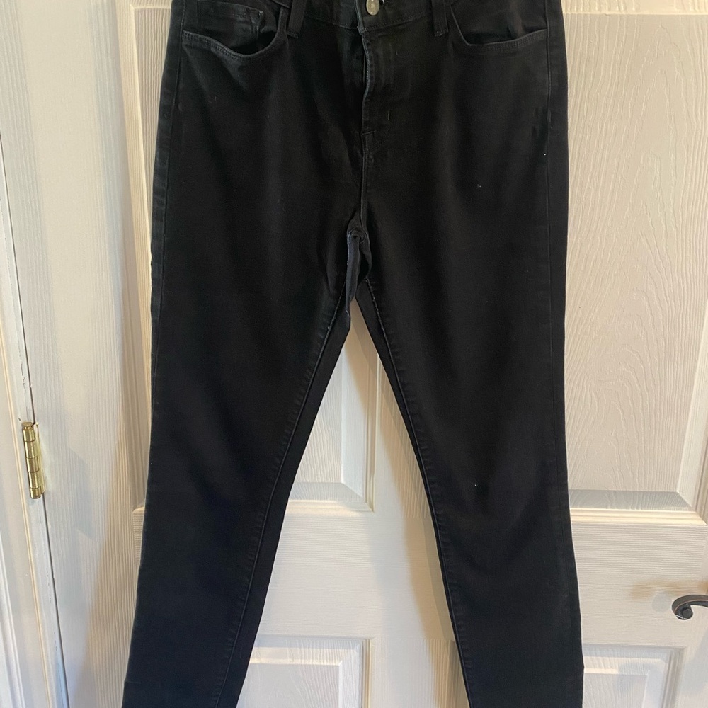 J Brand Tyler Black Skinny Jeans Size 29